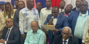 Inter-Haitian Dialogue: Candidates for President and PM File Documents at Hotel Montana 5