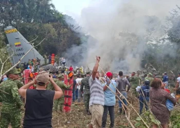Military plane crash in Colombia leaves at least 33 dead