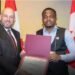 A Haitian student recognized in the Future Leaders program in Canada