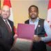 A Haitian student recognized in the Future Leaders program in Canada