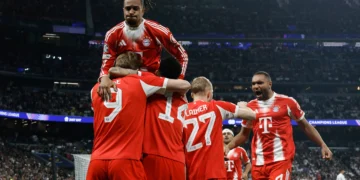 Bayern Munich win at Real Madrid despite a goal from Kylian Mbappé, taking a step toward the semi-finals