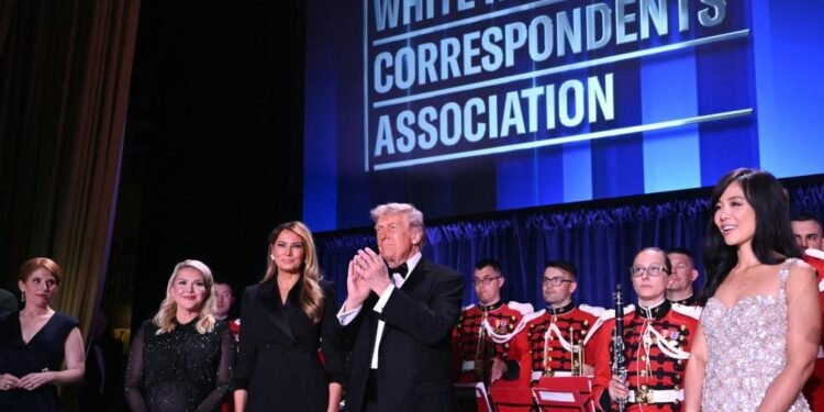 Trump evacuated after shots fired at White House Correspondents’ Dinner