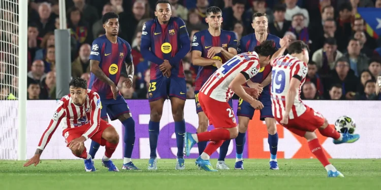 Barcelona suffer double blow against Atlético Madrid in Champions League clash