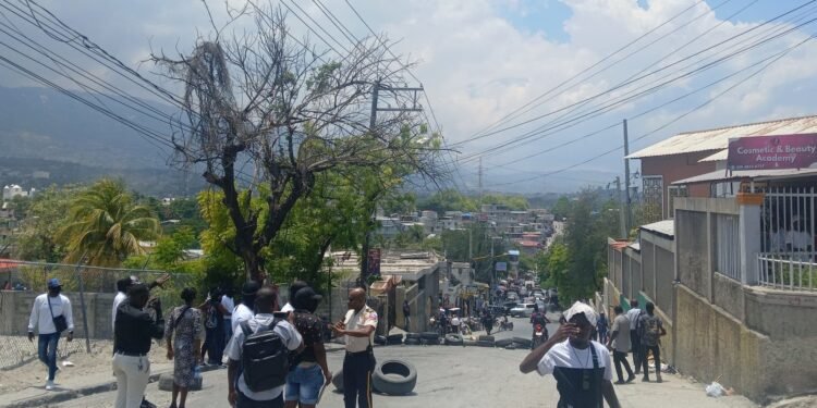 Delmas: police officers protest over detention of four colleagues