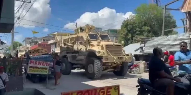 Saint-Marc: residents oppose transfer of armored vehicles to Port-au-Prince