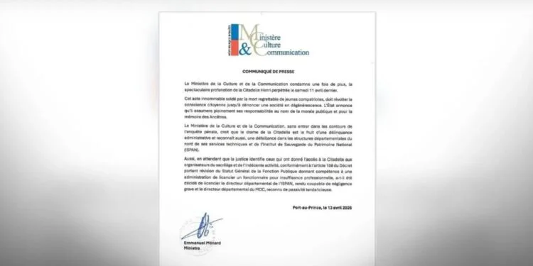 Haiti: two ISPAN and MCC officials dismissed after Citadelle tragedy