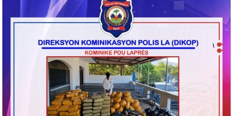 Golpe al narcotráfico: EE. UU. entrega a la policía de Haití más de 1.300 kilos de marihuana