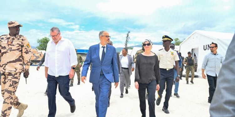PM Fils-Aimé inspects FRG facilities in Tabarre, calls for “concrete results”