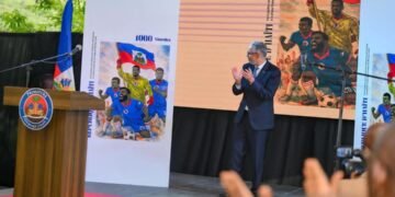 Haitian Government unveils official 1,000-gourde commemorative postage stamp honoring national football team 11 Haitian Government unveils official 1,000-gourde commemorative postage stamp honoring national football team
