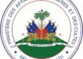 Haitian Ministry of Foreign Affairs mourns the passing of veteran Ambassador Nicolas Lemithe