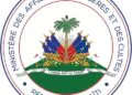Haitian Ministry of Foreign Affairs mourns the passing of veteran Ambassador Nicolas Lemithe