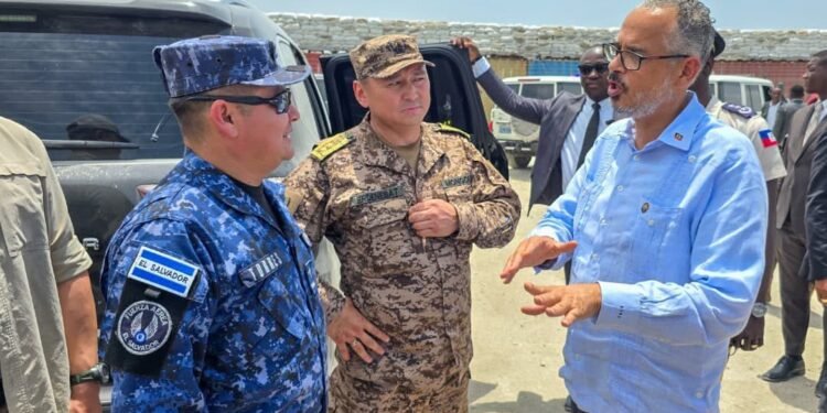 Haitian Prime Minister conducts strategic assessment at Gang Repression Force base in Tabarre