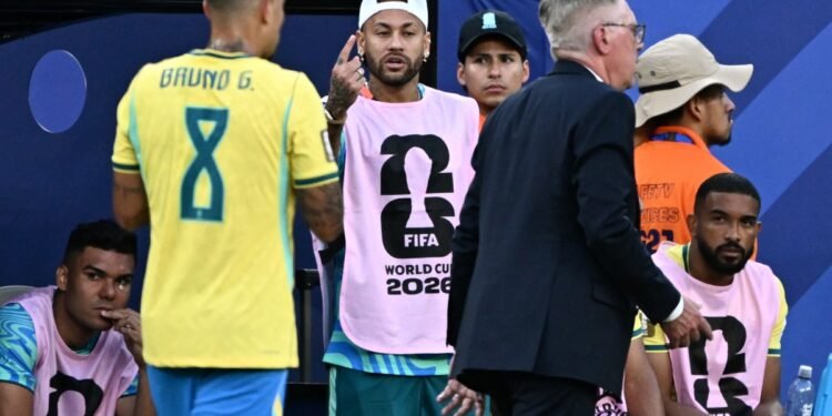 2026 World Cup: Neymar ruled out of Brazil’s upcoming Group C match against Haiti